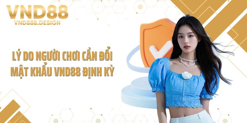 Lý do người chơi cần đổi mật khẩu VND88 định kỳ